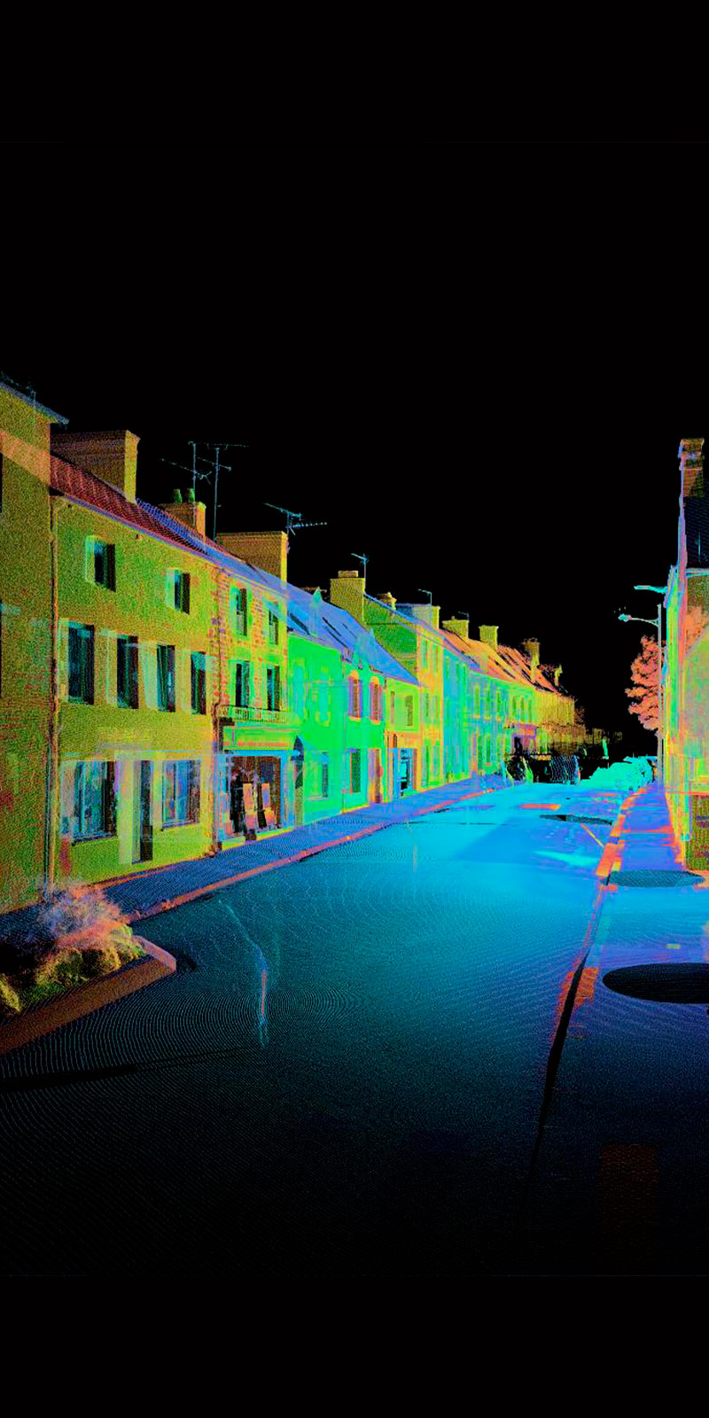 Illustration d'un relevé 3d d'architecture